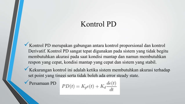 Pid (proportional, integral, derivative) | PPTX