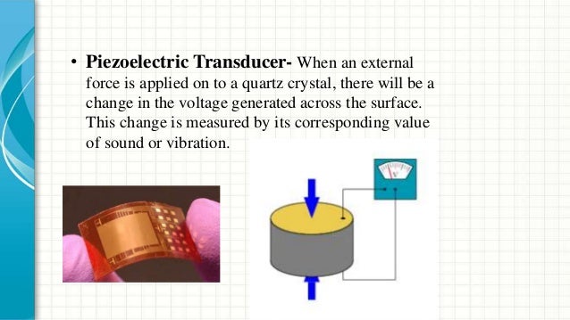 Piezo Electric Transducer