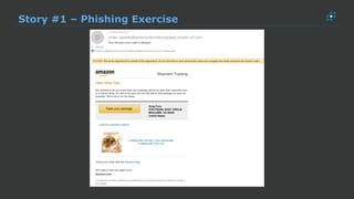 Story #1 – Phishing Exercise
 