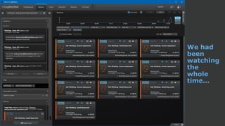 We had
been
watching
the
whole
time…
 