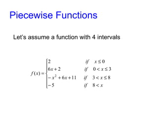 Piecewise Functions in Matlab | PPT