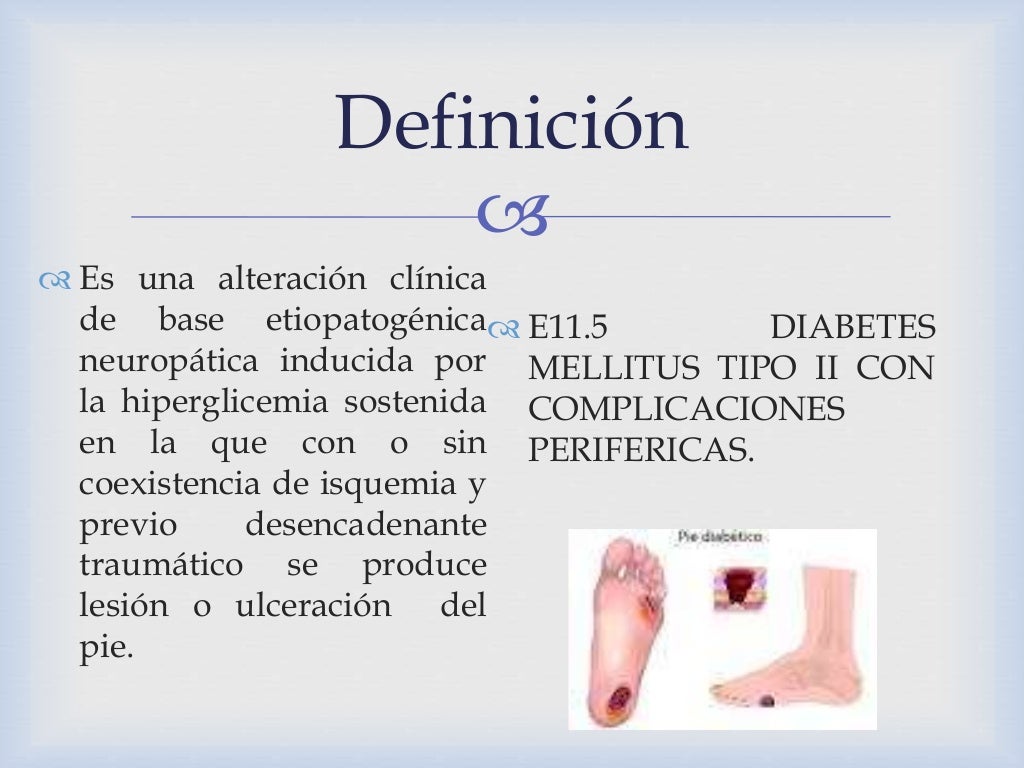 Pie diabético en México 2014