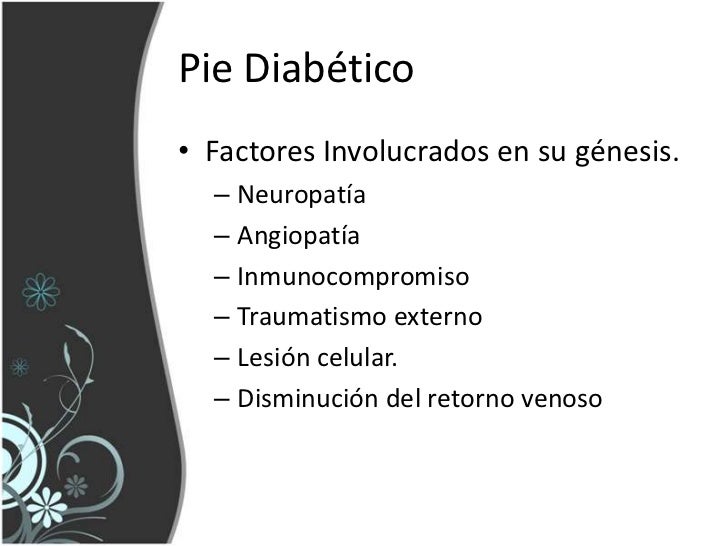Pie diabético Pie diabético