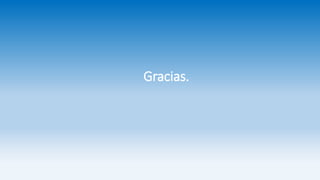 Gracias.
 