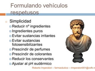 Productos Dermatologicamente testados