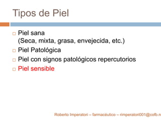 Productos Dermatologicamente testados