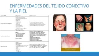 ENFERMEDADES DEL TEJIDO CONECTIVO
Y LA PIEL
 
