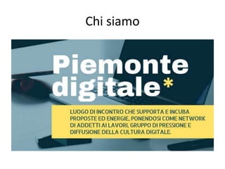 Chi siamo
 