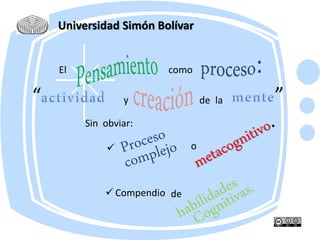 Universidad Simón Bolívar
El como
“ y de
la
”
obviar:
Compendio
Sin
o
de