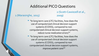 PICO Presentation - Pienta | PPTX