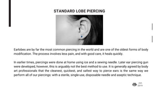 InkPotentials - Body Piercings Course Details | PDF