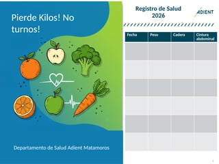 Adient Health Record 2026: Weight Loss and Wellness Tips | PPTX