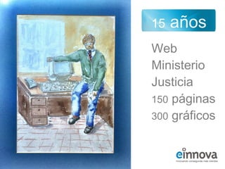 15   años
Web
Ministerio
Justicia
150 páginas
300 gráficos
 