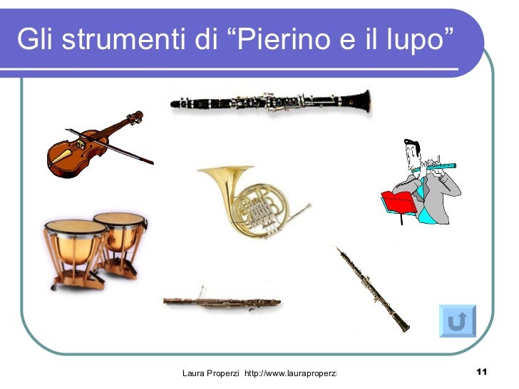 Pierino E Il Lupo Strumenti Musicali