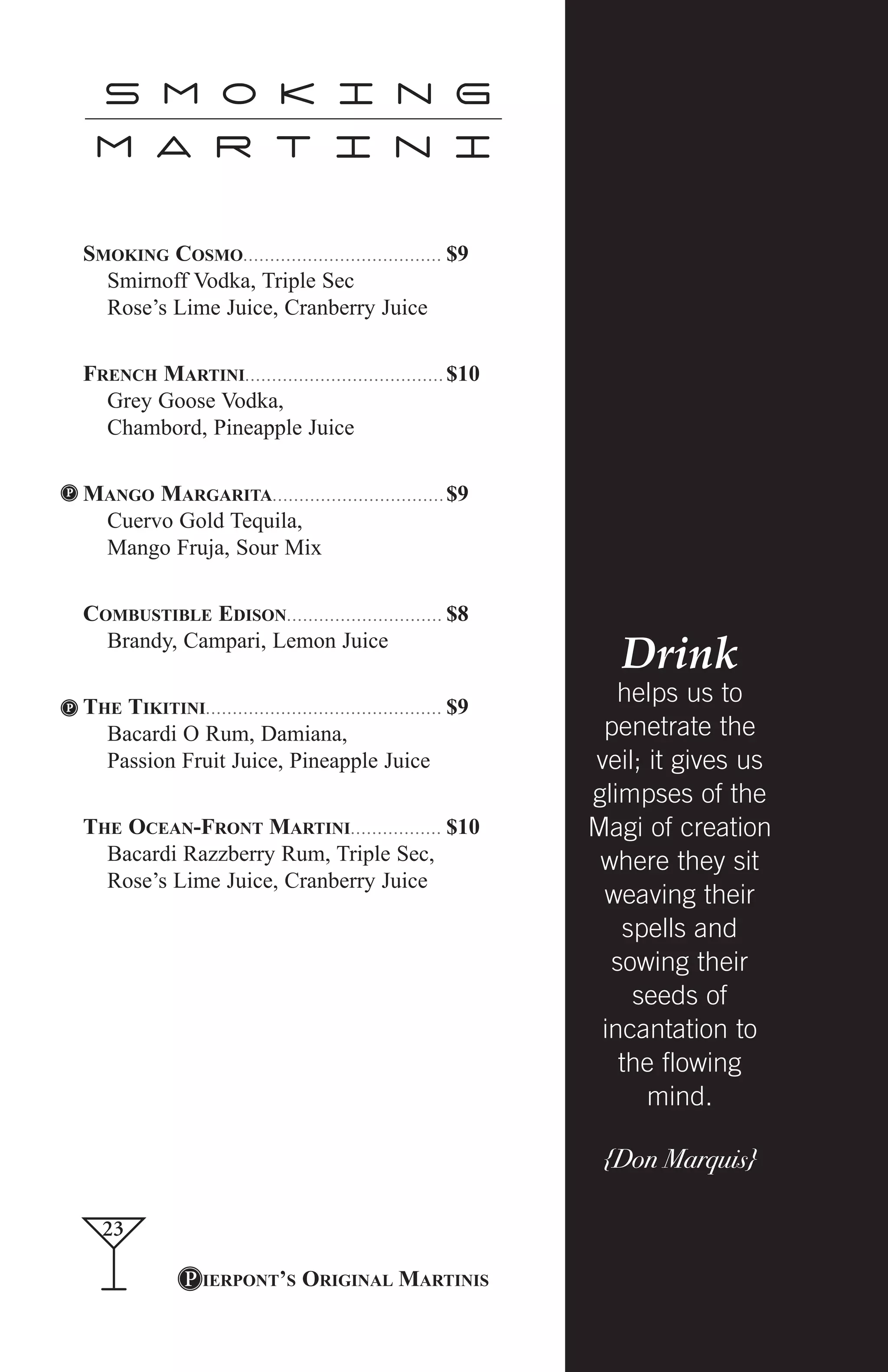 Pierponts Drink Menu[1]