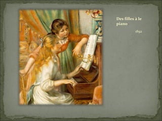 Des filles à le piano 1892 