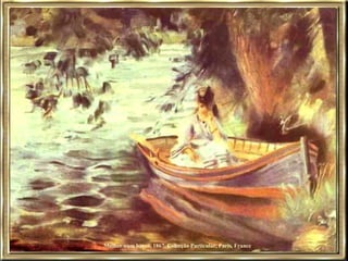 Mulher num barco, 1867. Colecção Particular, Paris, France   