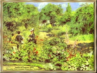 Jardim em Fontenay, 1874 Sammlung Oskar Reinhart , Winterthur, Switzerland 