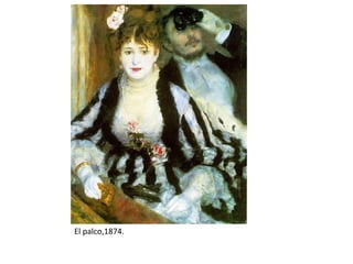 El palco,1874.
 