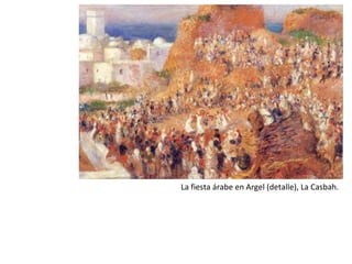 La fiesta árabe en Argel (detalle), La Casbah.
 