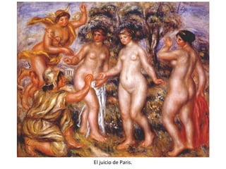 El juicio de Paris.
 
