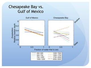 Chesapeake Bay vs.  Gulf of Mexico 
