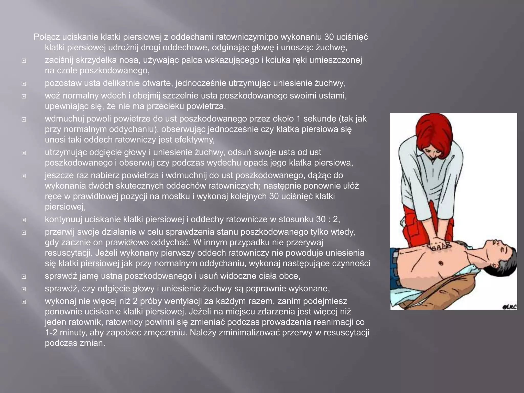 Pierwsza pomoc prezentacja | PPTX