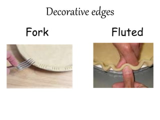 Decorative edges
Fork Fluted
 