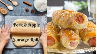 Pork & Apple
Sausage Roll
 