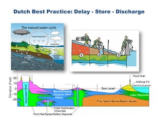 Dutch Best Practice: Delay - Store - Discharge
 