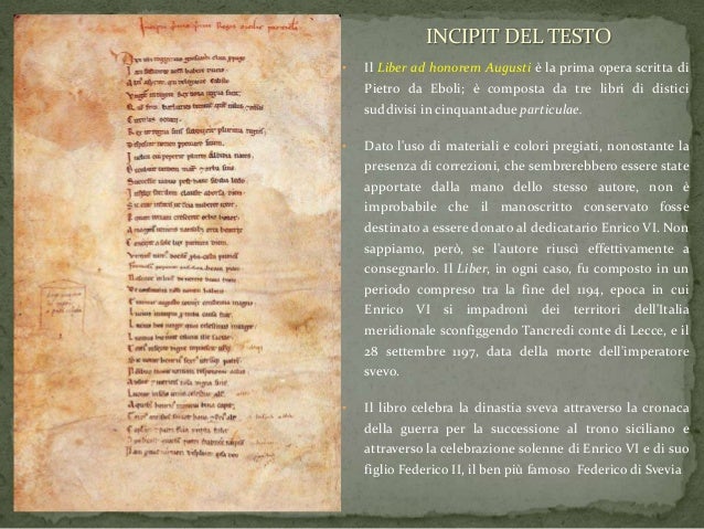 PIETRO DA EBOLI, "De Rebus Siculis Carmen Ad Honorem Augusti"