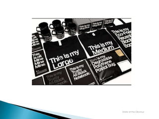 State of the Obvious
State of the Obvious
 