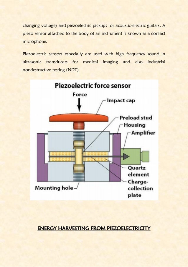 energy harvesting though piezo