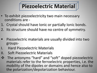 Piezoelectric Materials and Applications | PPT