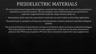 Piezoelectric Polymer and applications