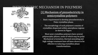 Piezoelectric Polymer and applications