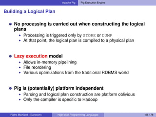 Construct Language Pig High-level Programming Languages: Apache Pig and Pig Latin | PDF