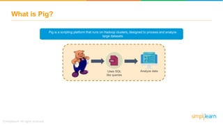Pig Tutorial | Apache Pig Tutorial | What Is Pig In Hadoop? | Apache ...