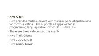 Hive C A slide share pig in CCS334 for big data analytics | PPTX
