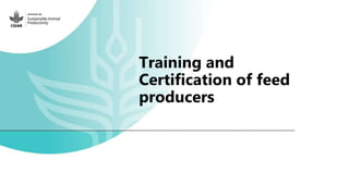 Feedback on Livestock CRP MorePork project innovations to guide the design of SAPLING innovation packages