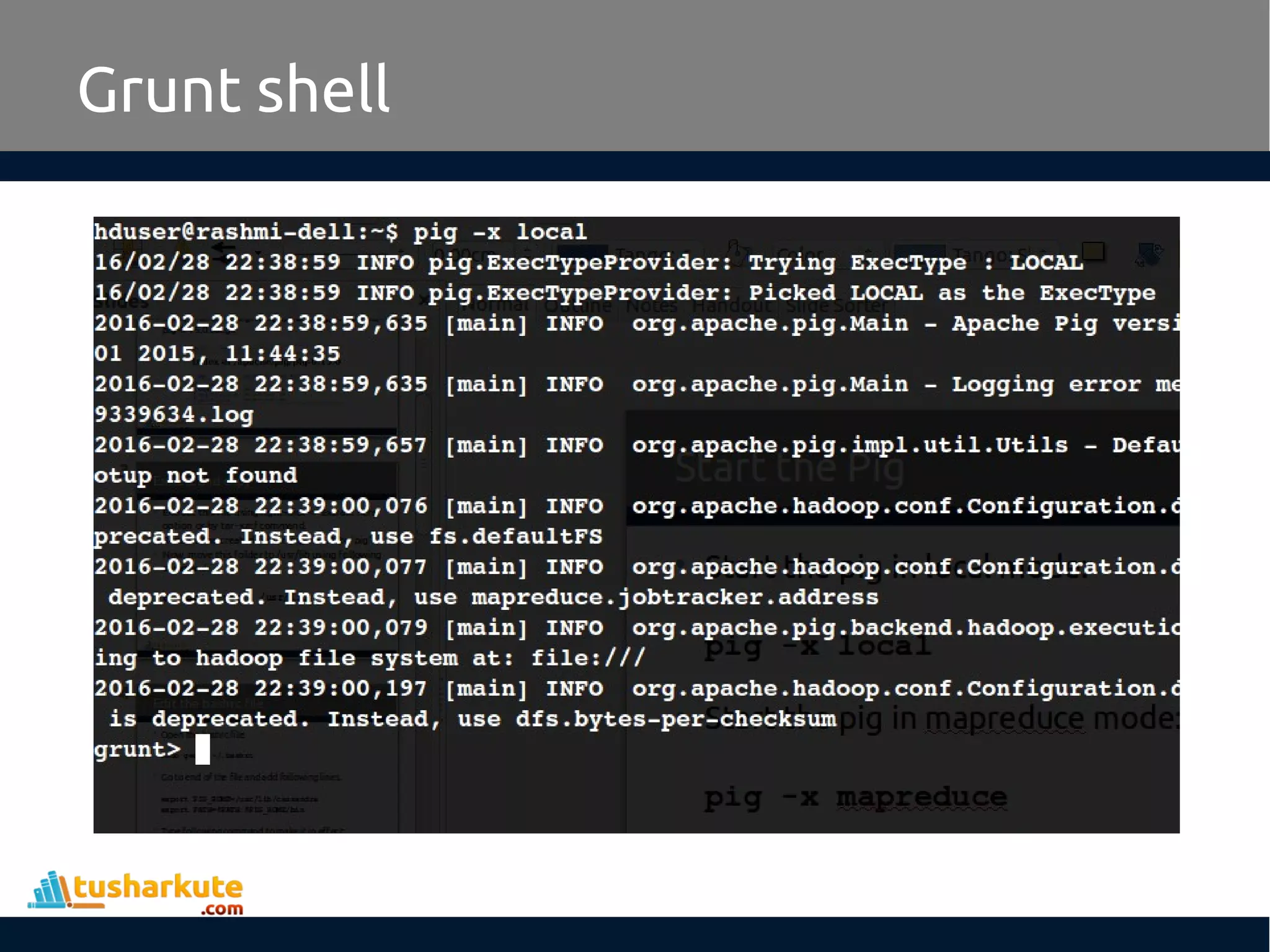 Grunt shell
 