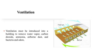 Ventilation
 Ventilation must be introduced into a
building to remove water vapor, carbon
dioxide, ammonia, airborne dust, and
bacteria and odors.
Boby Basnet/Assistant Professor/Animal Science
 