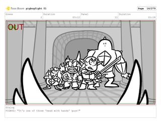 Scene
2
Duration
03:12
Panel
12
Duration
01:18
Dialog
PIGBOG: "It's one of those 'head with hands' guys!"
pigbogfight 01 Page 14/279
 