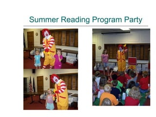 Summer Reading Program Party 