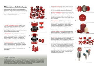 FORMULA SI® URETHANE
Als Wegbereiter in seinem Fach erfüllt TDW die weltweiten Standards für gefertigte, felderprobte und geprüfte Komponenten
mit einer umfassenden Auswahl von Molchsystemen. Die kontinuierlichen Produktverbesserungen betreffen unter anderem
Urethan-Manschetten und -Scheiben der nächsten Generation, die für Reinigung und Trennung sowie für die intelligenten Molche
verwendet werden. Formula SI-Urethan besitzt in kritischen Bereichen, etwa Abriebfestigkeit, Hydrolyse, Elastizität und Verformung
unter Druck, herausragende Eigenschaften. TDW ist Ihr Anbieter für clevere Molchlösungen.
1 ) VANTAGE® V Reinigungs- und Trennmolche: Verfügbar in Größen
10 Zoll und größer, besteht dieser Molch aus einem Grundkörper
mit Manschetten- oder Scheiben. Geeignet zur Trennung oder
Verdrängung von Produkten. Zur Reinigung können Bürsten oder
Schaber hinzugefügt werden. Darüber hinaus können zwei, drei oder vier
Manschettenkonfigurationen hinzugefügt werden.
2 ) BiDirectionAll Molch: Diese Molche werden beim Leitungsbau
während der hydrostatischen Prüfung für Verdrängungsanwendungen
eingesetzt. Der bidirektionale Molch macht es den Anwendern möglich,
Druckprüfungen durchzuführen und Wasser zu verdrängen, ohne
den Molch zu entfernen. Er kann einfach zu einem Reinigungsmolch
umfunktioniert werden.
3 ) X-Pig® Mehrzweck-Molch: FORMULA SI®, die kostengünstigen,
haltbaren Einweg-Molche aus Polyurethan in Größen von 4 Zoll bis
10 Zoll für allgemeine Anwendungen. Die Anwendungen und Merkmale
umfassen: Entfernung von Wasser und Flüssigkeiten aus Leitungen,
Produkttrennung, optional mit Bürsten für die Reinigung, optional mit
Kaliberscheibe, optional mit Bypass und Aufnahme für Sender oder
Ortungsmagneten.
Molchsysteme für Rohrleitungen
TDW ist ein Pionier in der Entwicklung und führender Hersteller von
Pipelinemolchen: Reinigungsmolche, bidirektionale Molche, Trennmolche,
Verdrängungsmolche, Schaumstoffmolche, Kugelmolche, Magnetmolche
und Trocknungsmolche. Wenden Sie sich zur Auswahl des richtigen
Molchs für Ihre spezifische Anwendung an TDW.
4 ) PitBoss™ Reinigungsmolche: Sie entfernen Ablagerungen aus Pits,
damit Korrosionsinhibitoren und Biozide die Korrosion in den Leitungen
verhindern können. PitBoss™ Molche sind verfügbar in Durchmessern
von 4 Zoll und größer sowie in der Dual-Durchmesser-Ausführung.
5 ) Aufblasbare UNISPHERE™ Molche: Nahtlose, gegossene Polyurethan-
Kugelmolche, die zur Entfernung von flüssigen Kohlenwasserstoffen und
Wasser aus Pipelines und Rohrleitungssystemen zum Einsatz kommen.
Die „Kugeln“ sind mit einer Flüssigkeit – in der Regel einer Wasser-
Glykol-Mischung oder leichtem Öl – gefüllt und sind in Größen von 4 Zoll
bis 56 Zoll erhältlich.
6 ) Schaumstoffmolche: REDSKIN™ Urethanschaumstoffmolche
bestehen aus robustem, abriebfestem Polyurethanschaum. Ein
Modell mit Drahtbürsten und patentiertem, variablem Bypass ist
ebenfalls erhältlich. Sowohl die REDSKIN™ als auch die WHITESKIN™
Urethanschaumstoffmolche wurden für die Luftfreimolchung vor
der hydrostatischen Prüfung, Entwässerung und das Trocknen nach
der hydrostatischen Prüfung entwickelt. Verfügbar in Größen von
2 Zoll bis 42 Zoll.
7 ) OptionAll™ Reinigungs- und Trennmolche: Diese Molchreihe bietet
Ihnen mehrere Möglichkeiten. Standardkomponenten können zu einer
Vielzahl von Konfigurationen in Größen von 4 Zoll bis 14 Zoll verbunden
werden.
8 ) PIG-SIG® V: Der TDW PIG-SIG® V Molchmelder ist ein in bestimmten
Abständen auf Pipelines angebrachtes Gerät zur Erkennung des
Durchgangs eines Molchs oder einer Kugel. PIG-SIG® V Melder sind mit
einem kugelförmigen Auslöser ausgestattet, der leichter zu installieren
ist und eine Beschädigung des Auslösemechanismus nahezu beseitigt.
Komponenten, die in Kontakt mit den Pipelineprodukten kommen, sind
zur Verhinderung von Leckagen vollständig abgedichtet und kompatibel
mit NACE. Um auch in den härtesten Offshore-/Onshore-Umgebungen
zuverlässig zu funktionieren, bestehen Komponenten, die der Atmosphäre
ausgesetzt sind, aus rostfreiem Edelstahl 316. Die Signalsysteme für
PIG-SIG® V umfassen einen Klappanzeiger, einen Klappanzeiger mit
elektrischem Melder oder nur einen elektrischen Melder. Durch seinen
kugelförmigen Auslöser kann der PIG-SIG® V Molchmelder in jede
beliebige Richtung ausgerichtet werden.
1
2
3
Z u m P a t e n t a n g e m e l d e t .
Klappanzeiger
Klappzeiger/elektrischer Melder
7
8
4
5
6
 