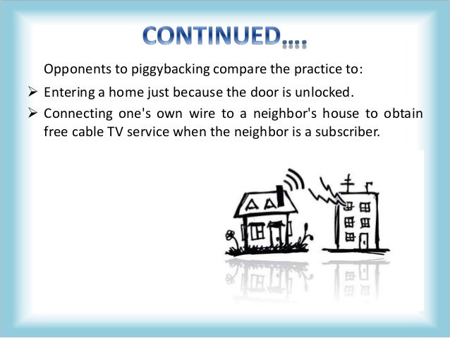 piggybacking in computer networks pdf