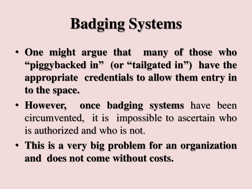 Piggy Backing & Tailgating (Security)