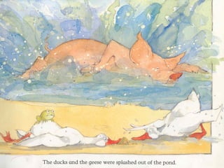 Pig in the pond