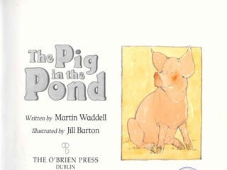 Pig in the pond