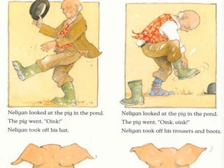 Pig in the pond